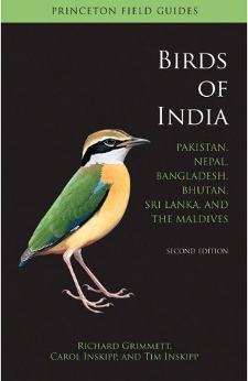 cover of Birds of India: Pakistan, Nepal, Bangladesh, Bhutan, Sri Lanka, and the Maldives, by Richard Grimmett, Carol Inskipp, and Tim Inskipp