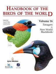 cover of Handbook of the Birds of the World, Volume 16: Tanagers to New World Blackbirds, by Josep del Hoyo, Andrew Elliott, and David A. Christie