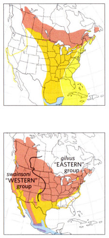 Range maps from National Geographic Field Guide to the Birds of North America, Sixth Edition