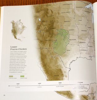 Sample range map from Save the Last Dance: A Story of North American Grassland Grouse