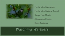 Watching Warblers DVD menu